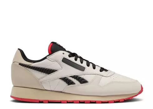 Кроссовки Reebok The Money Heist X Classic Leather 'Dali Mask', белый