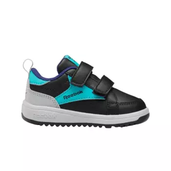 Кроссовки Reebok Weebok Clasp Low Toddler, черный/бирюзовый/серый
