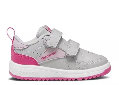 Кроссовки Reebok WEEBOK CLASP LOW TODDLER 'GREY PROUD PINK', серый