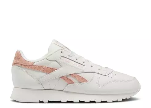 Кроссовки Reebok Wmns Classic Leather 'Chalk Aura Orange', белый