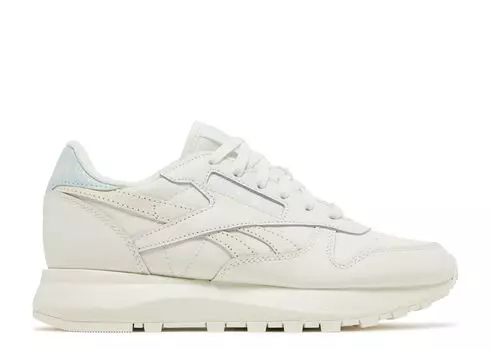 Кроссовки Reebok Wmns Classic Leather Sp 'Chalk Glass Blue', кремовый