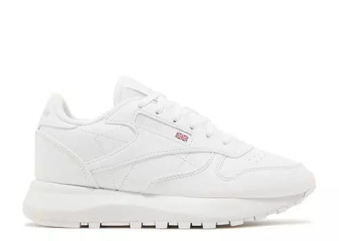Кроссовки Reebok Wmns Classic Leather Sp 'White Grey', белый