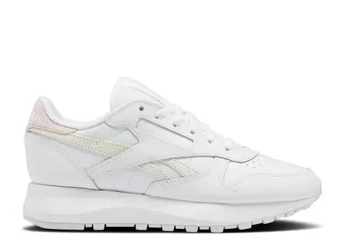 Кроссовки Reebok WMNS CLASSIC LEATHER SP 'WHITE PORCELAIN PINK', белый