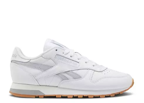 Кроссовки Reebok Wmns Classic Leather 'White Cold Grey Gum', белый