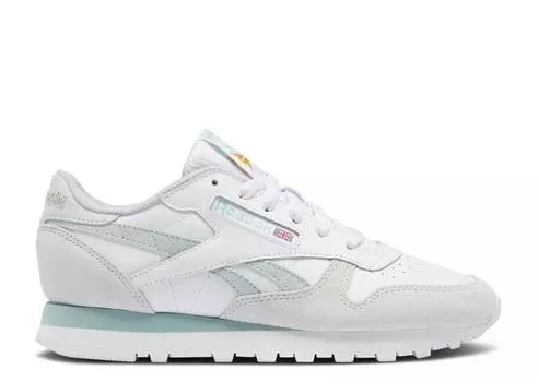 Кроссовки Reebok WMNS CLASSIC LEATHER 'WHITE SEASIDE GREY', белый