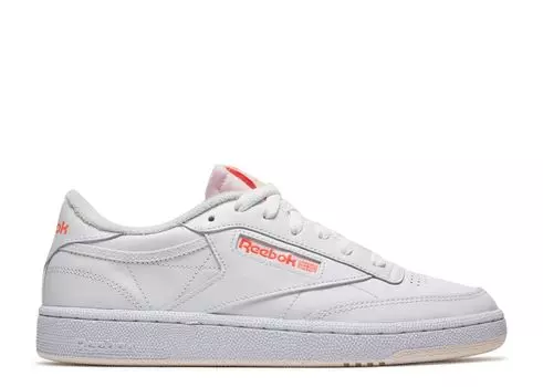 Кроссовки Reebok Wmns Club C 85 'White Orange Flare', белый