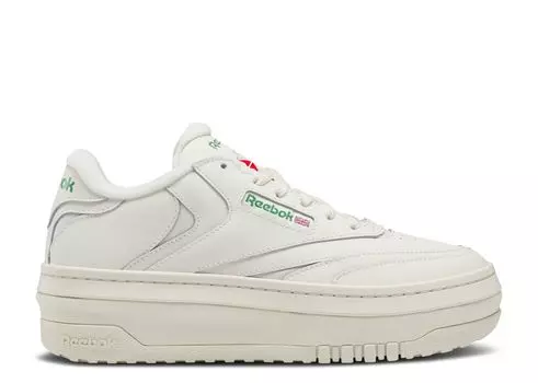 Кроссовки Reebok Wmns Club C Extra 'Chalk Glen Green', кремовый