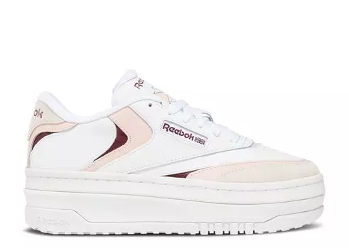 Кроссовки Reebok Wmns Club C Extra 'White Possibly Pink', белый