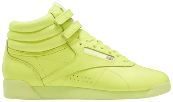 Кроссовки Reebok Wmns Freestyle High 'Solar Acid Yellow', желтый