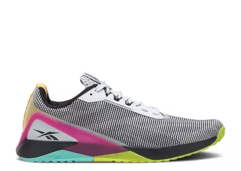 Кроссовки Reebok Wmns Nano X1 Grit 'White Black Pursuit Pink', розовый