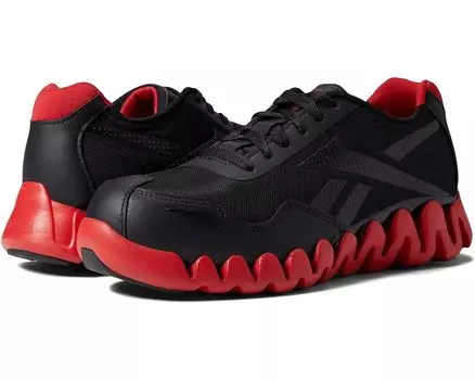 Кроссовки Reebok Work Zig Pulse Work SD10 Comp Toe, цвет Black/Red