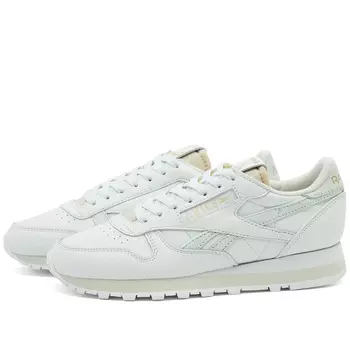 Кроссовки Reebok X Aries Classic Leather, цвет Opal Glow, Cool Sage & Storm Glow