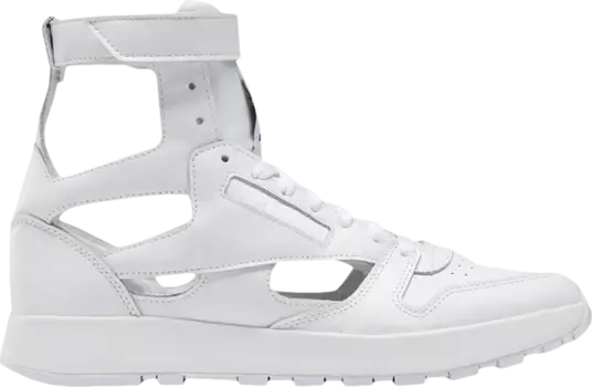 Кроссовки Reebok x Maison Margiela Classic Leather Tabi High White, белый