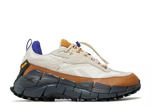 Кроссовки Reebok Zig Kinetica 2.5 Edge 'Chalk Wild Brown', серый