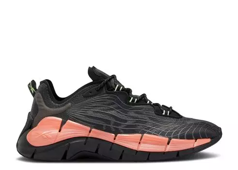 Кроссовки Reebok Zig Kinetica 2 'Black Orange Flare', черный