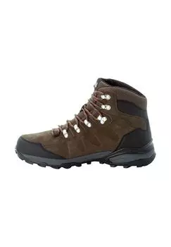 Кроссовки Refugio Texapore Mid Jack Wolfskin, коричневый