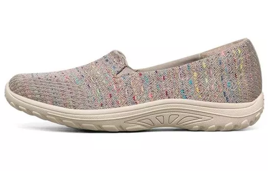 Кроссовки Reggae Fest Lifestyle женские с низким верхом, серо-коричневые Skechers