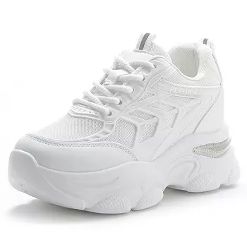 Кроссовки REIHUNG Chunky Sneakers Women's Low-top, белый
