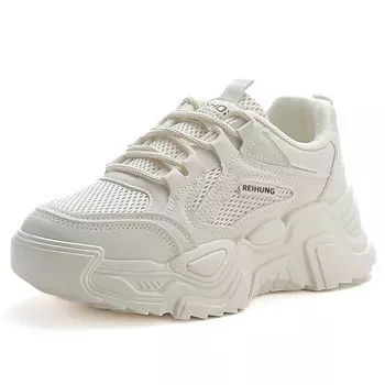 Кроссовки REIHUNG Chunky Sneakers Women's Low-top, хаки