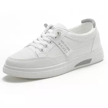 Кроссовки REIHUNG Skateboarding Shoes Women's Low-top, белый/серый
