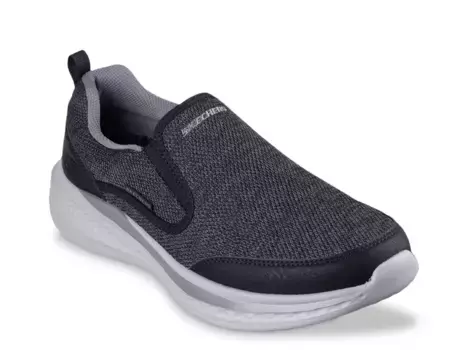 Кроссовки Relaxed Fit Slade Lucan Slip-On Sneaker Skechers, черный