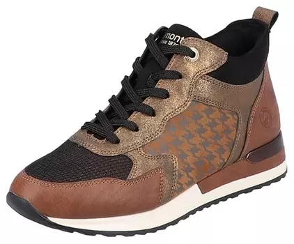 Кроссовки REMONTE High-Top Sneakers, коричневый
