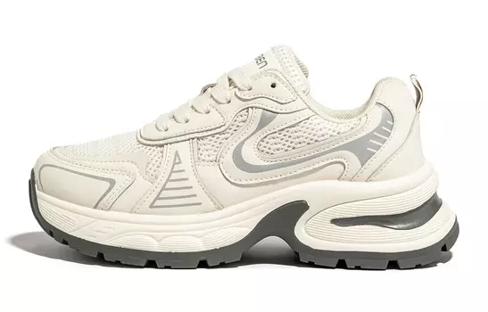 Кроссовки RENBEN Chunky Sneakers Women's Low-top, бежевый