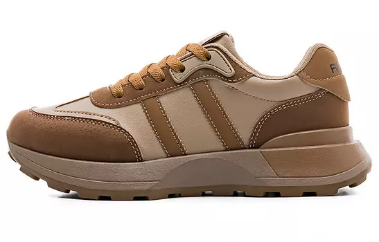 Кроссовки RENBEN Lifestyle Shoes Women's Low-top Brown, коричневый