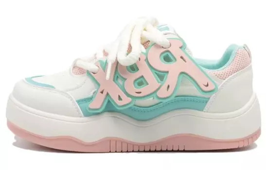 Кроссовки RENBEN Lifestyle Shoes Women's Low-top, бежевый/черный