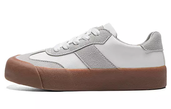 Кроссовки RENBEN Skateboarding Shoes Women's Low-top, коричневый