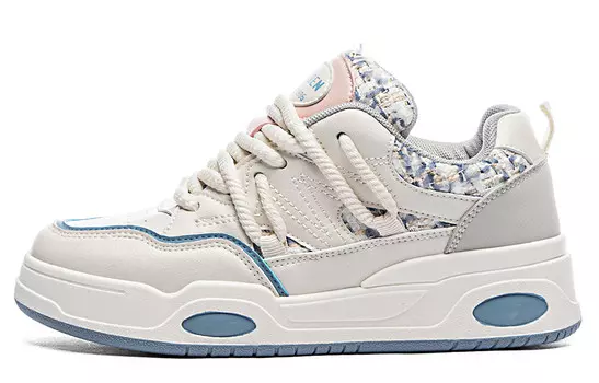 Кроссовки RENBEN Skateboarding Shoes Women's Low-top M/lan, синий