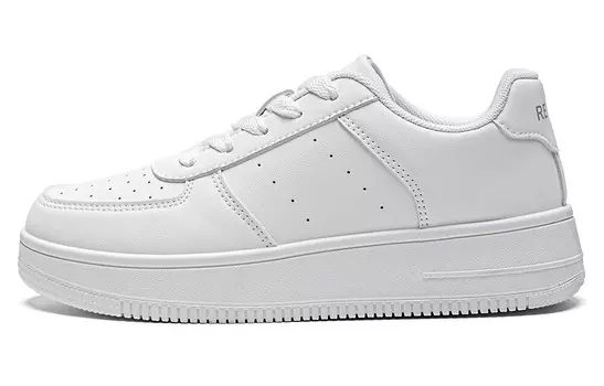 Кроссовки RENBEN Skateboarding Shoes Women's Low-top, белый