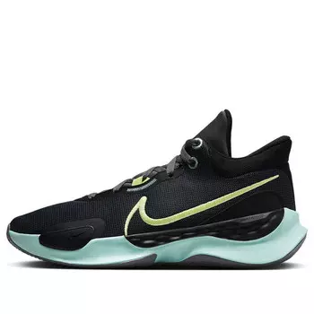 Кроссовки renew elevate 3 'black green' Nike, черный