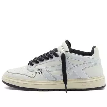 Кроссовки Represent Reptor Leather Sneaker, цвет Vintage White & Black
