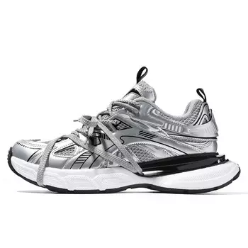 Кроссовки REPUSEN Chunky Sneakers Unisex Low-top, серебряный