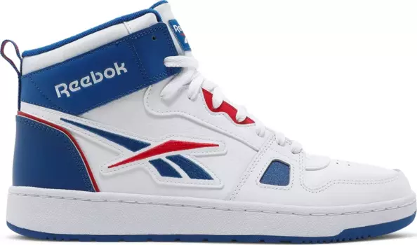 Кроссовки resonator mid 'white vector blue' Reebok, белый