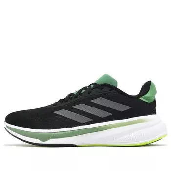 Кроссовки response super 'black preloved green' Adidas, черный