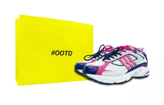 Кроссовки Response унисекс с низким верхом серый/розовый/синий Adidas Originals