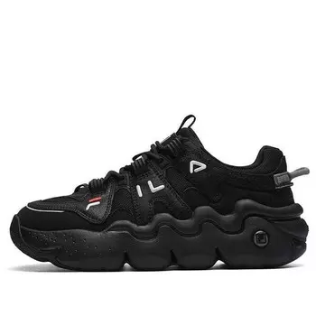 Кроссовки retro basketball shoes black Fila, черный