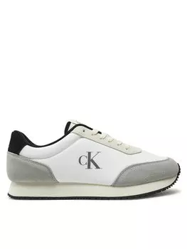 Кроссовки Retro Runner Iconic Snk YM0YM01119 Calvin Klein Jeans, белый