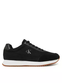 Кроссовки Retro Runner Low Laceup Canvas YW0YW01888 Calvin Klein Jeans, черный