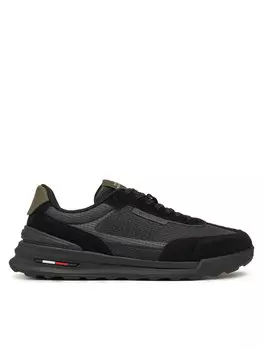 Кроссовки Retro Runner Seasonal FM0FM05328 Tommy Hilfiger, черный
