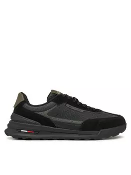 Кроссовки Retro Runner Seasonal FM0FM05328 Tommy Hilfiger, черный