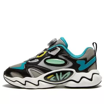 Кроссовки retro running shoes 'grey black blue' Fila, серый