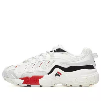 Кроссовки retro running shoes white/red/black Fila, белый