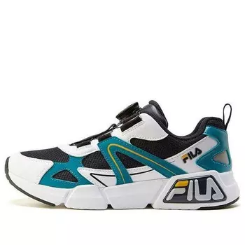 Кроссовки retro sport shoes 'black white blue' Fila, черный