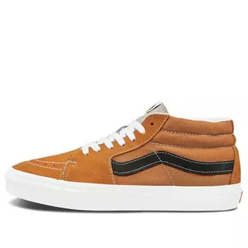 Кроссовки retro sport sk8-mid shoes orange Vans, оранжевый
