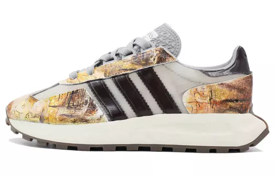 Кроссовки Retropy E5 унисекс с низким верхом коричневый черный Adidas Originals