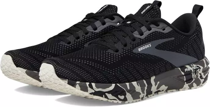 Кроссовки Revel 6 Brooks, цвет Black/Luna Rock