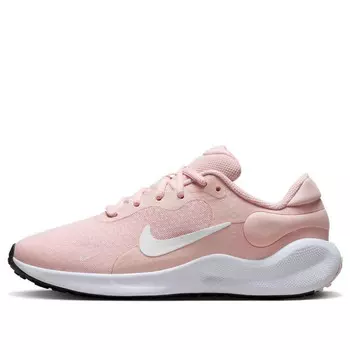 Кроссовки revolution 7 'echo pink white black summit white' Nike, розовый